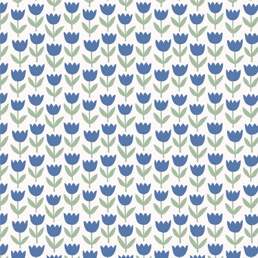 Winter Water Factory Summer Romper Tulips Blue